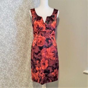 Beautiful Red Floral Party Dress